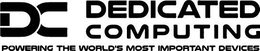 DC DEDICATED COMPUTING POWERING THE WORLD'S MOST IMPORTANT DEVICES trademark