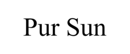 PUR SUN trademark