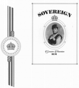 SOVEREIGN GENUINE HAWAIIAN RUM trademark