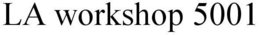 LA WORKSHOP 5001 trademark