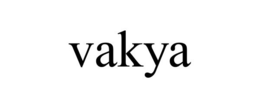 VAKYA trademark