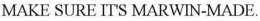 MAKE SURE IT'S MARWIN-MADE. trademark