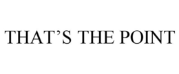 THAT'S THE POINT trademark
