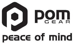 P POM GEAR PEACE OF MIND trademark