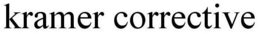 KRAMER CORRECTIVE trademark