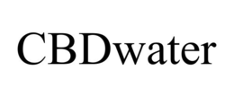 CBDWATER trademark