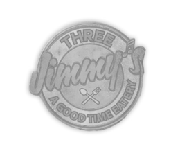THREE JIMMY'S A GOOD TIME EATERY trademark