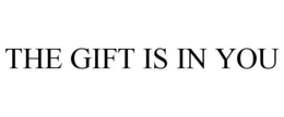 THE GIFT IS IN YOU trademark