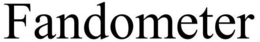 FANDOMETER trademark