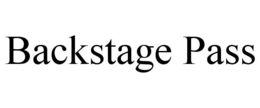 BACKSTAGE PASS trademark
