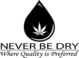 NEVER BE DRY WHERE QUALITY IS PREFERRED trademark