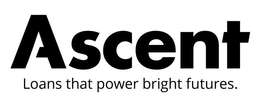 ASCENT LOANS THAT POWER BRIGHT FUTURES. trademark