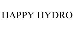 HAPPY HYDRO trademark