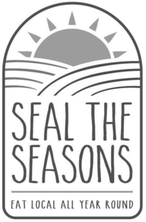 SEAL THE SEASONS EAT LOCAL ALL YEAR ROUND trademark