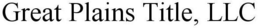 GREAT PLAINS TITLE, LLC trademark