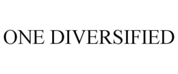 ONE DIVERSIFIED trademark
