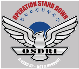 OPERATION STAND DOWN OSDRI A HAND UP - NOT A HAND OUT trademark