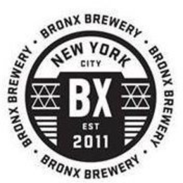 · BRONX BREWERY · NEW YORK CITY BX EST 2011 trademark