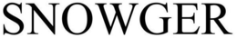 SNOWGER trademark