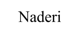NADERI trademark