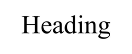 HEADING trademark