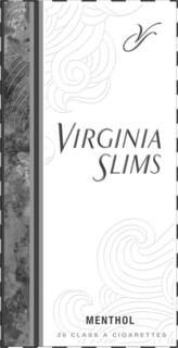 VS VIRGINIA SLIMS MENTHOL 20 A CLASS CIGARETTES trademark