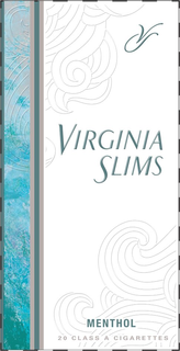 VS VIRGINIA SLIMS MENTHOL 20 CLASS CIGARETTES trademark