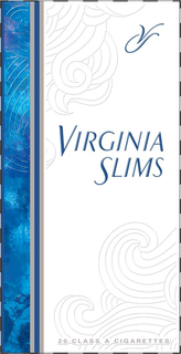 VS VIRGINIA SLIMS 20 CLASS CIGARETTES trademark