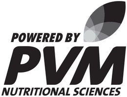 POWERED BY PVM NUTRITIONAL SCIENCES trademark