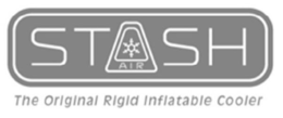 STASH AIR THE ORIGINAL RIGID INFLATABLECOOLER trademark