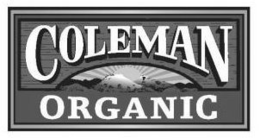 COLEMAN ORGANIC trademark