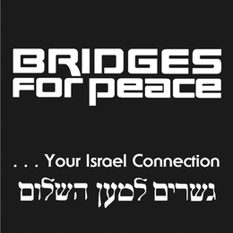 BRIDGES FOR PEACE...YOUR ISRAEL CONNECTION [HEBREW CHARACTERS] trademark