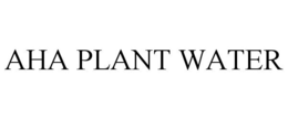 AHA PLANT WATER trademark