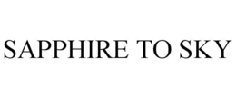SAPPHIRE TO SKY trademark