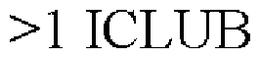 >1 ICLUB trademark