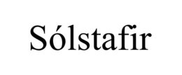 SÓLSTAFIR trademark