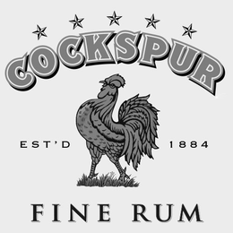 COCKSPUR FINE RUM EST'D 1884 trademark