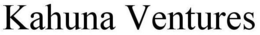 KAHUNA VENTURES trademark