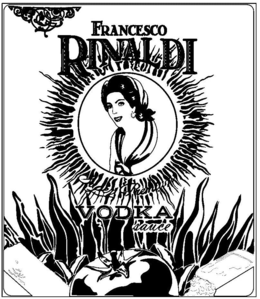 FRANCESCO RINALDI SUPER PREMIUM VODKA SAUCE trademark