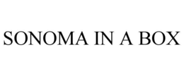 SONOMA IN A BOX trademark