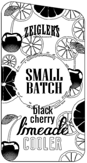 ZEIGLER'S BEVERAGES SMALL BATCH BLACK CHERRY LIMEADE COOLER trademark