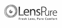 LENSPURE FRESH LENS, PURE COMFORT & DESIGN trademark