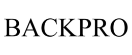 BACKPRO trademark