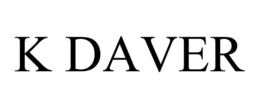 K DAVER trademark
