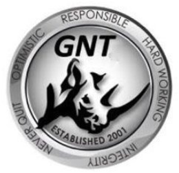 GNT OPTIMISTIC RESPONSIBLE HARDWORKING INTEGRITY NEVER QUIT ESTABLISHED 2001 trademark