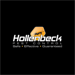 HOLLENBECK PEST CONTROL · SAFE · EFFECTIVE · GUARANTEED trademark