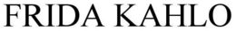 FRIDA KAHLO trademark