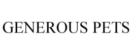GENEROUS PETS trademark