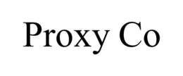 PROXY CO trademark