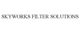 SKYWORKS FILTER SOLUTIONS trademark